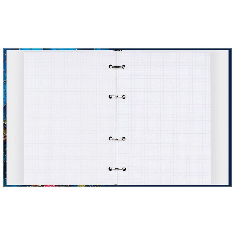 Тетрадь на кольцах А5, 120л., BG "Витраж", глянцевая ламинация, тиснение фольгой