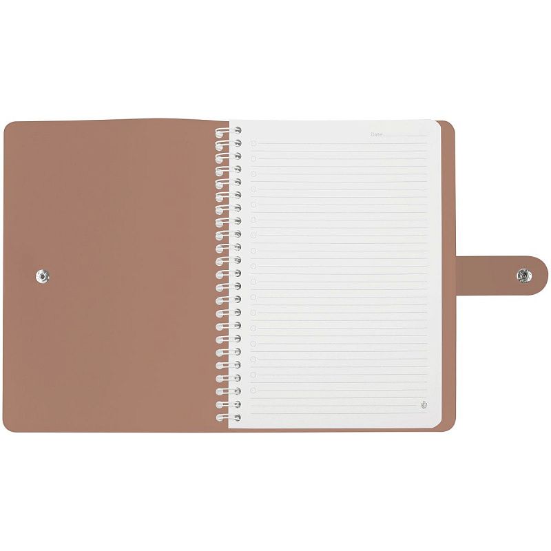 Записная книжка А5 96л. ЛАЙТ, кожзам, скрытый гребень, Greenwich Line "Shimmer. Dusty pink", блок в линию