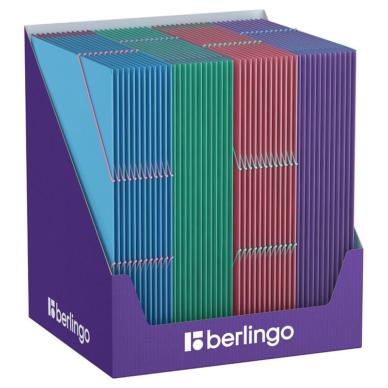 Папка на резинке Berlingo "Haze" А4, пластик, 600мкм, софт-тач, ассорти 