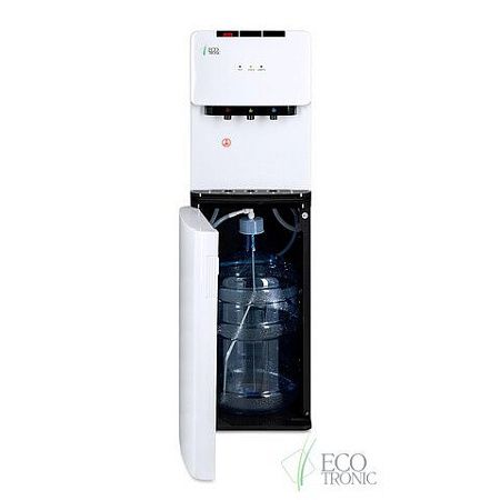 Кулер для воды ECOTRONIC K41-LXE напольный, НИЖНЯЯ ЗАГРУЗКА, нагрев/охлаждение, 3 крана, белый 11745