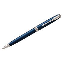 Ручка шариковая Parker "Sonnet Subtle Blue CT" черная, 1,0мм, поворот., подарочная упаковка Ручка шариковая Parker "Sonnet Subtle Blue CT" черная, 1,0мм, поворот., подарочная упаковка