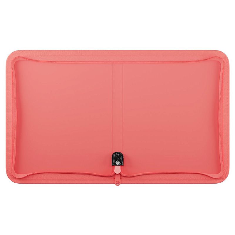 Папка на молнии Berlingo "Your Way" А5+, 600мкм, коралловая 