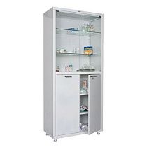 картинка Шкаф медицинский 2-створчатый HILFE "МД 2 1780/SG" 1850х800х400 мм, стекло, белый, S26199205509 магазин являющийся официальным дистрибьютором в России картинка Шкаф медицинский 2-створчатый HILFE "МД 2 1780/SG" 1850х800х400 мм, стекло, белый, S26199205509 от магазина