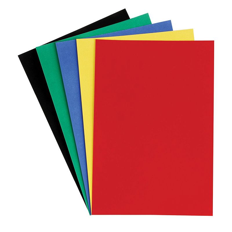 Картон бархатный А4, Мульти-Пульти, 5л., 5цв., в папке, "Приключения Енота"