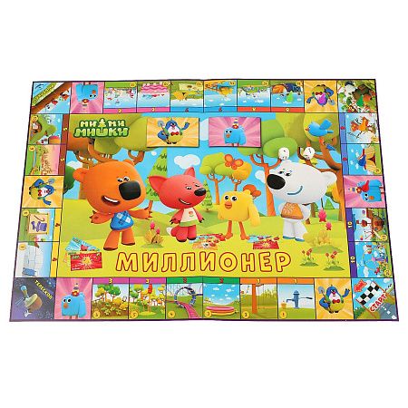 Игра настольная Умные игры "Миллионер. Ми-ми-мишки", картоннная коробка 