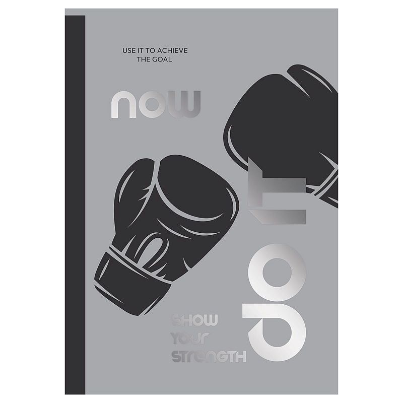 Тетрадь 96л., А4, клетка BG "Мой выбор", soft-touch ламинация, тиснение фольгой