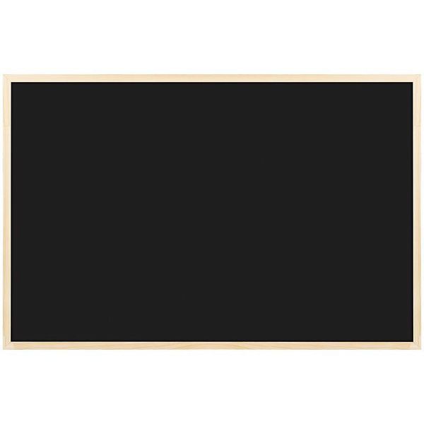 Доска магнитно-меловая OfficeSpace, 60*90см, деревянная рамка, черная