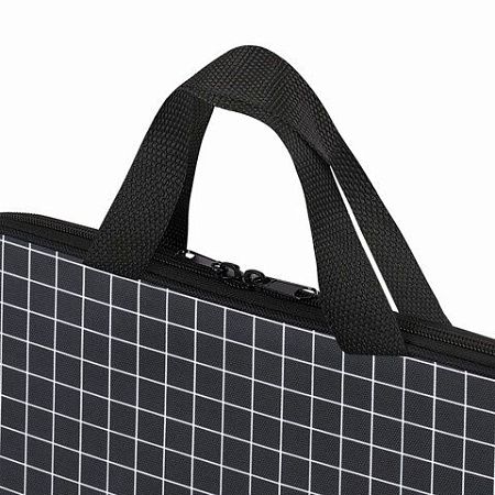 Папка на молнии с ручками BRAUBERG А4, 1 отделение, полиэстер, 20 мм, "Checkered", 272173 