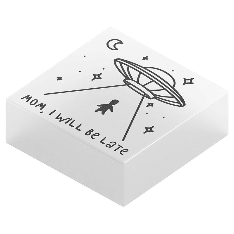 Ластик Berlingo "Aliens", прямоугольный, 28*28*12мм, флуоресцентный 