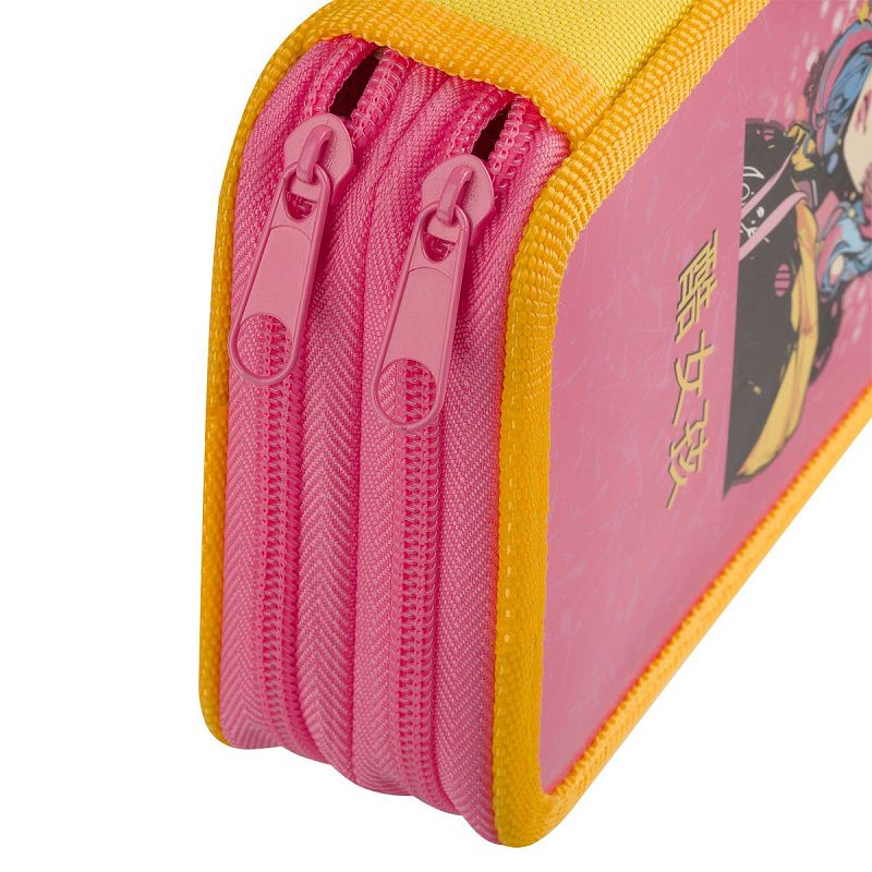 Пенал 2 отделения, 190*110 ArtSpace "Kawaii", ламинированный картон 