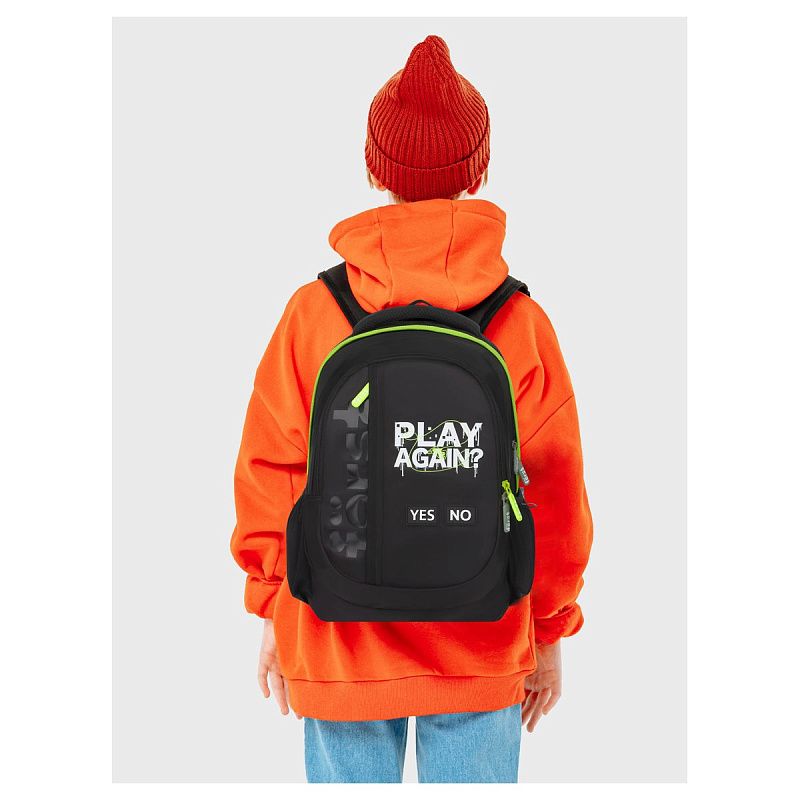 Рюкзак Först F-Trend "Play again" 40*29*18см, 2 отделения, 3 кармана, анатомическая спинка 