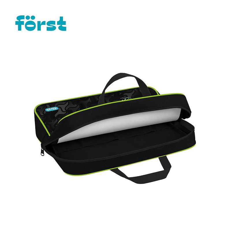 Папка текстильная с ручками 1 отделение, А4 Först "Ninja", 350*265*80мм, текстиль, на молнии 