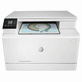 картинка МФУ лазерное ЦВЕТНОЕ HP Color LaserJet M182n "3 в 1", А4, 16 стр./мин, 30000 стр./месяц, сетевая карта, 7KW54A от магазина