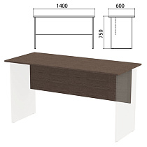 Столешница, царга стола письменного "Канц" 1400х600х750 мм, цвет венге, СК21.16.1