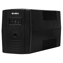 Источник бесперебойного питания Sven PRO 600, 2 розетки, 600ВA, 360Вт, черный