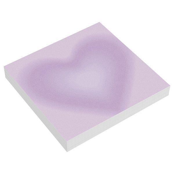 Блок для записей MESHU "Purple heart", 8,5*8,5см, 100л., на склейке