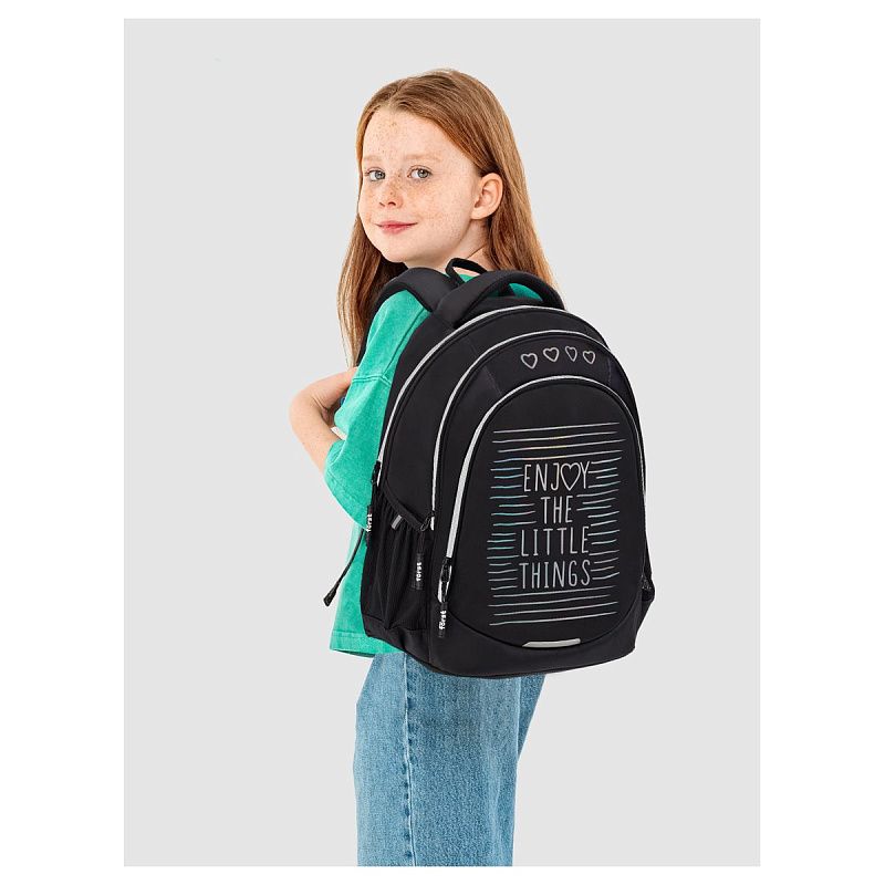 Рюкзак Först F-Junior "Enjoy" 38*29*18см, 3 отделения, 2 кармана, анатомическая спинка 