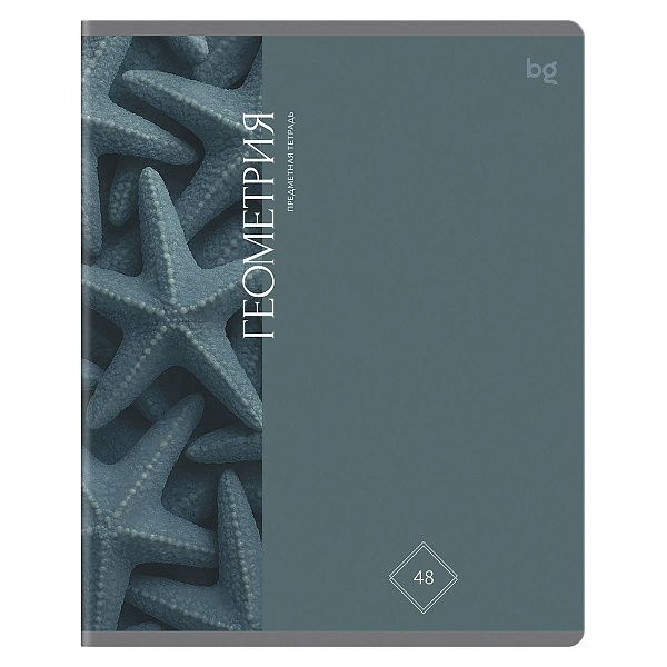 Тетрадь предметная 48л. BG "Гармония знаний" - Геометрия, soft-touch ламинация