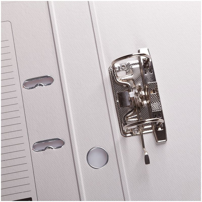 Папка-регистратор OfficeSpace, 50мм, бумвинил, с карманом на корешке, красная 