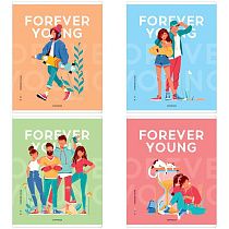 Тетрадь 40л., А5, клетка ArtSpace "Стиль. Forever young", эконом
