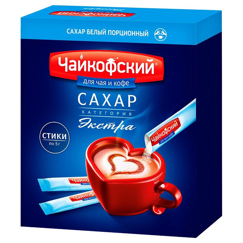 Сахар порционный, 5гр*60шт, картонная коробка