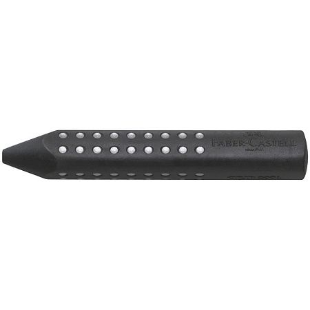 Набор карандашей ч/г Faber-Castell "Grip 2001" 3шт., трехран., заточен., ластик, точилка, черный блистер 