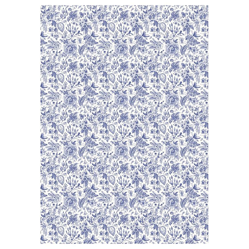 Упаковочная бумага глянц. 70*100см, MESHU "Grace pattern", 80 г/м2, ассорти, 5 дизайнов