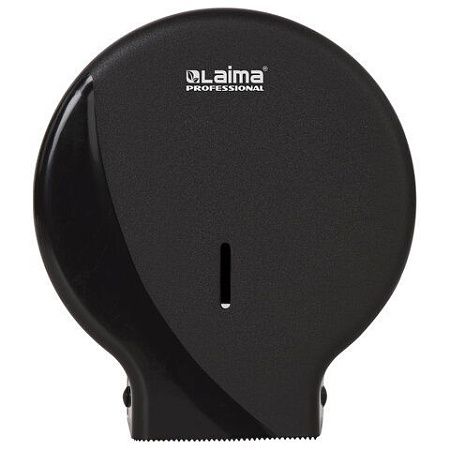 Диспенсер для туалетной бумаги LAIMA PROFESSIONAL ORIGINAL (Система T2), малый, черный, ABS-пластик, 605767 