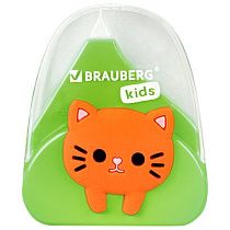 Корректирующая лента BRAUBERG KIDS "Котенок", 5 мм х 6 м, корпус ассорти, блистер, 272494