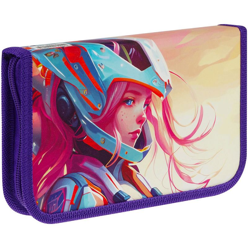 Пенал 1 отделение, 190*115 ArtSpace "Magic", ламинированный картон, софт-тач 