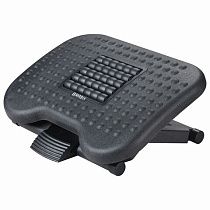 Подставка для ног BRABIX "Ultra 2" 44*34 см, массажер, регулировка высоты и угла наклона, 533037