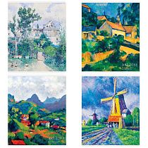 Тетрадь 80л., А5, клетка Greenwich Line "Art zone", матовая ламинация, тиснение фольгой, 70г/м2 Тетрадь 80л., А5, клетка Greenwich Line "Art zone", матовая ламинация, тиснение фольгой, 70г/м2