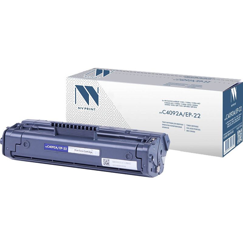 Картридж совм. NV Print EP-22/C4092A черный для Canon LBP-800/810/1120/HP LJ 1100/1100A (2500стр.)