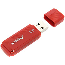 Память Smart Buy "Dock"  32GB, USB 2.0 Flash Drive, красный