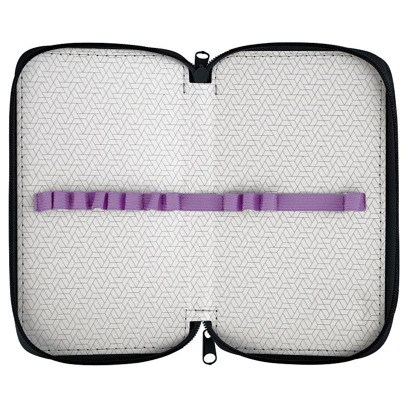 Пенал 3 отделения, 190*110 ArtSpace "Kawaii girl", ламинированный картон 