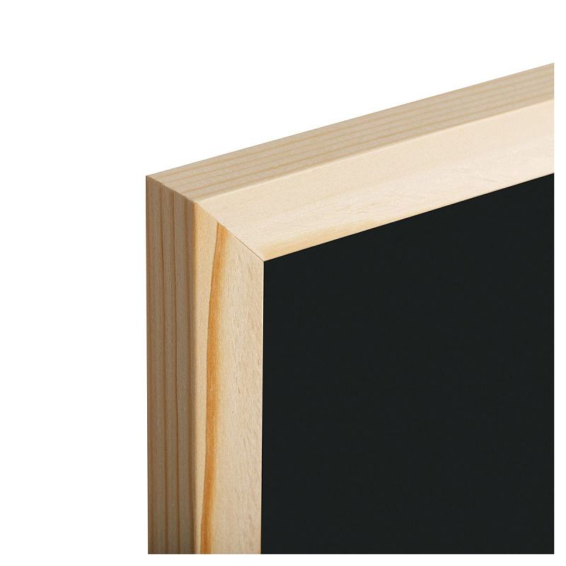 Доска магнитно-меловая OfficeSpace, 45*60см, деревянная рамка, черная