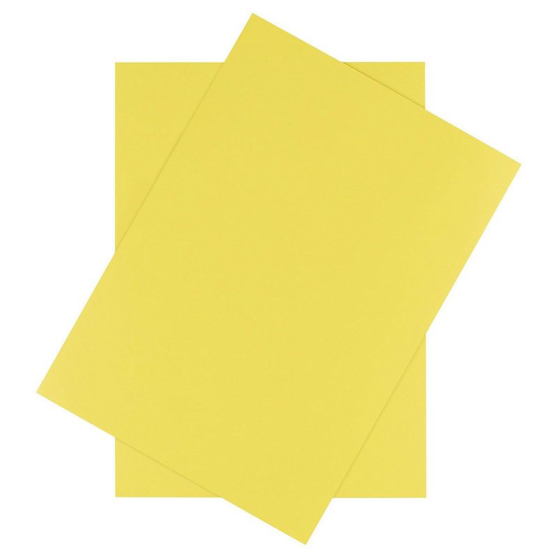 Картон цветной А4, BG, 20л., тонированный, желтый, 220г/м2