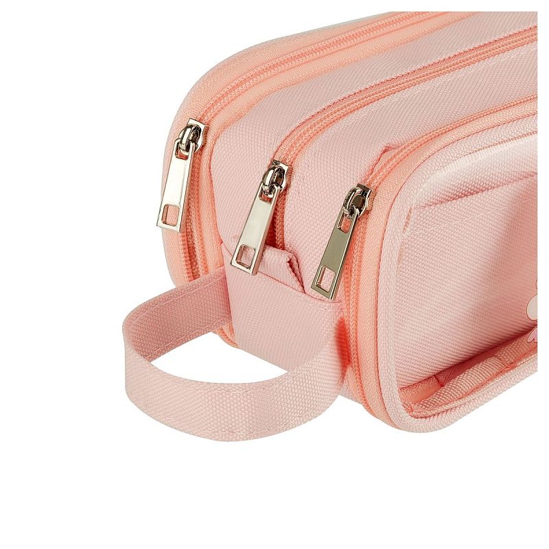 Пенал мягкий 3 отделения, с ручкой, 220*75*80 MESHU "Cute", полиэстер, ПВХ 