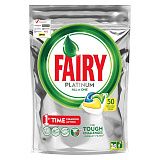 Капсулы для посудомоечной машины Fairy "Platinum. All in 1. Лимон", 50шт. 