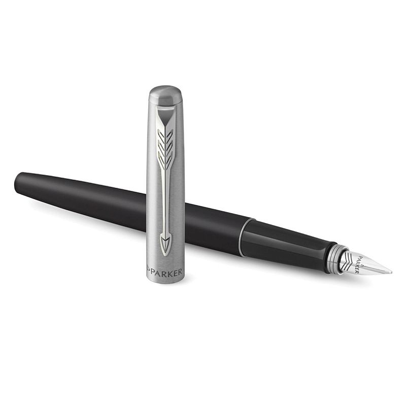 Ручка перьевая Parker "Jotter Bond Street Black CT" 1,0мм, подарочная упаковка 