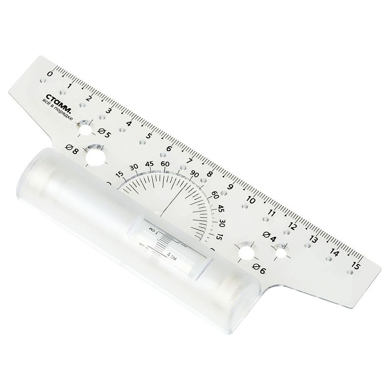 Рейсшина 15см СТАММ, пластиковый ролик, европодвес 