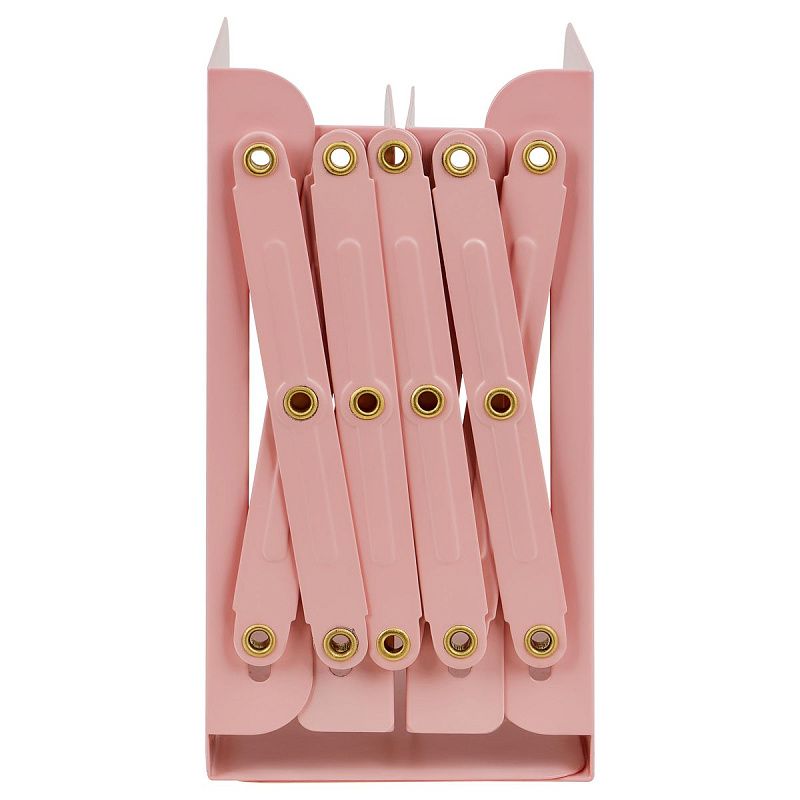 Подставка для книг MESHU "Cute kittens", металлическая, 3 отделения, раздвижная 