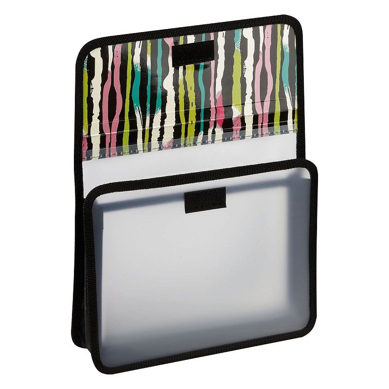 Папка для тетрадей 2 отделения, ArtSpace "Striped style", А5, пластик, на липучке 