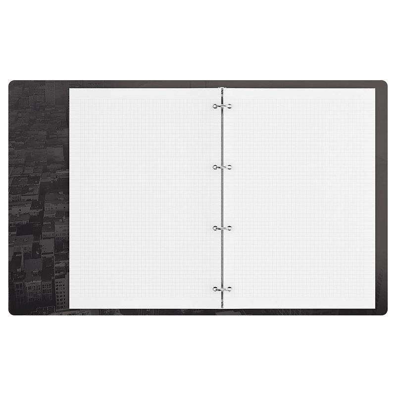 Тетрадь на кольцах А4, 120л., BG "City", картон, матовая ламинация