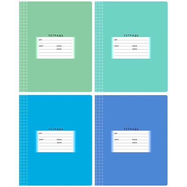 Тетрадь 12л., клетка BG "Школьная", эконом