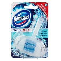 Подвесной блок для унитаза Domestos "3в1 Атлантик" 40г, твердый 