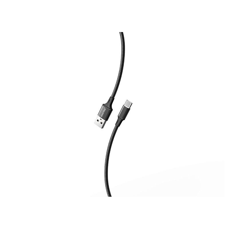 Кабель Smartbuy S14, USB - Type-C, 3A output, 1м, черный