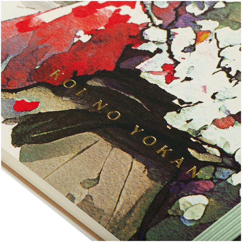 Записная книжка А5 80л. ЛАЙТ, кожзам, Greenwich Line "Sakura. Wise beauty", с резинкой, тиснение фольгой, блок в линию