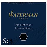 Картриджи чернильные Waterman International, черный, 6шт., картонная коробка