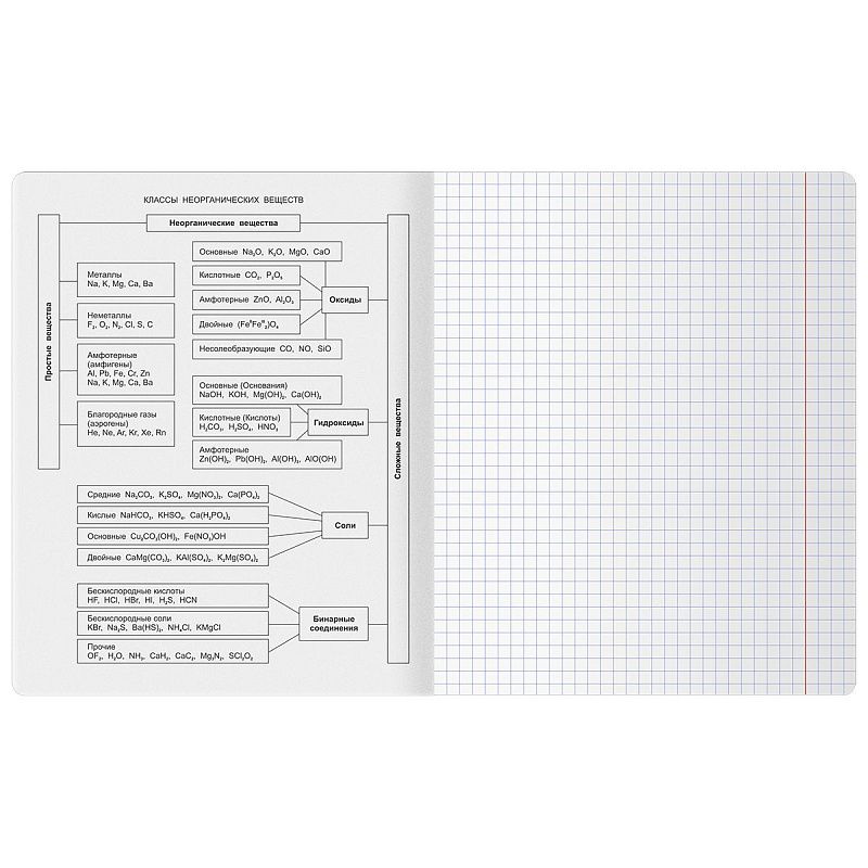 Тетрадь предметная 48л. BG "Печать времени" - Химия, тиснение